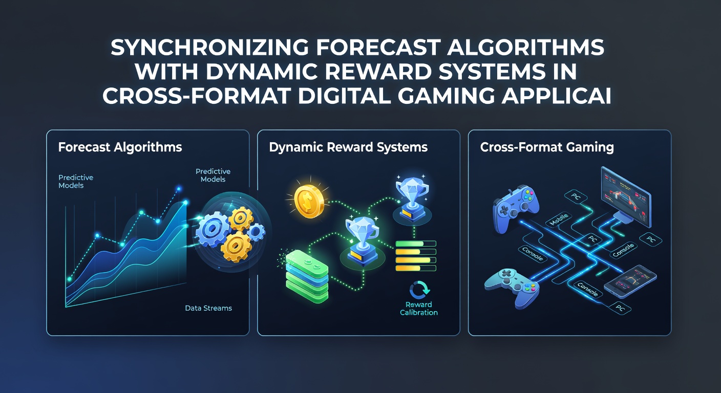 Diagram showing data flow between forecast models and reward engines in multi-format gaming apps